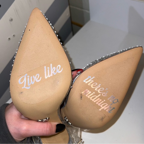 disney x aldo glass slipper heels - Picture 4 of 6